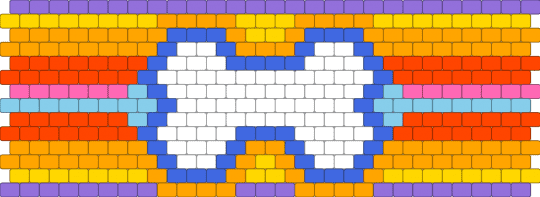 Bone 2 - blue,orange,red,purple