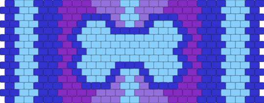 Bone blues - purple,light blue