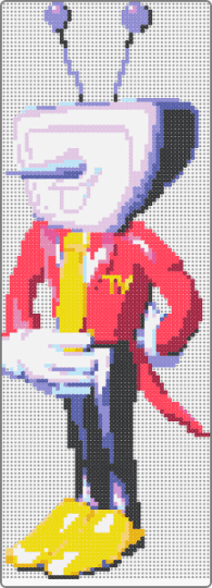 Gigant Tenna - pink,yellow,red