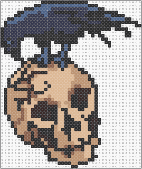 Interloper Icon - The Long Dark - beige,purple,skull,crow,interloper,the long dark,video game