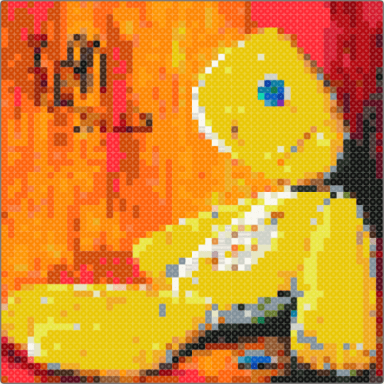 Korn Issues Album Cover - red,orange,yellow,korn,issues,album cover,album,music,cover,cd