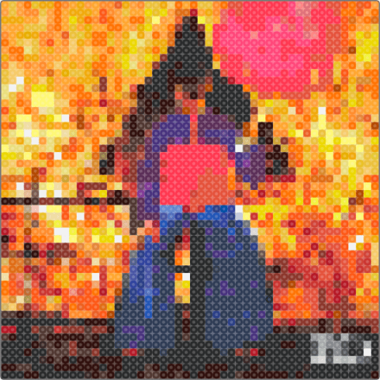 Oliver tree Ugly is beautiful Album Cover (extra small) - orange,red,brown,colorful,oliver tree,oliver,tree,uglyisbeautiful,album cover,album,cover,cd