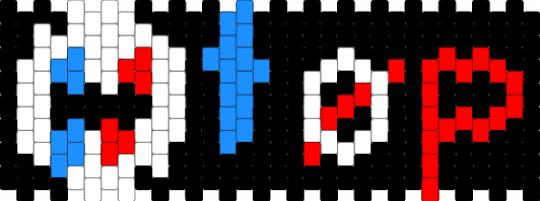 Tøp kandi cuff - black,light blue,red,twenty one pilots,top,vessel,tyler joseph