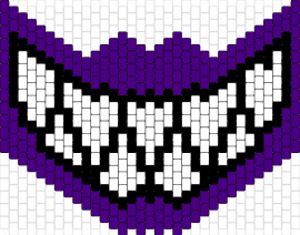 gengar mask - gengar,teeth,pokemon,mask,gaming,smile,purple,white