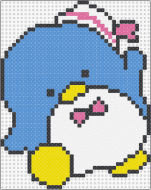 Tuxedosam Hello Kitty and Friends Sanrio <3 - tuxedo sam,hello kitty,sanrio,penguin,cute,character,blue