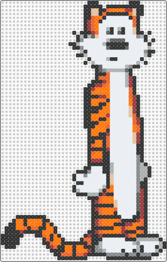 Hobbes - hobbes,calvin and hobbes,character,comic,animal,cartoon,white,gray,orange,ch,tiger,furry
