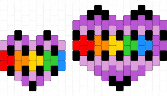 Radqueer Heart 2 and 3! - pink