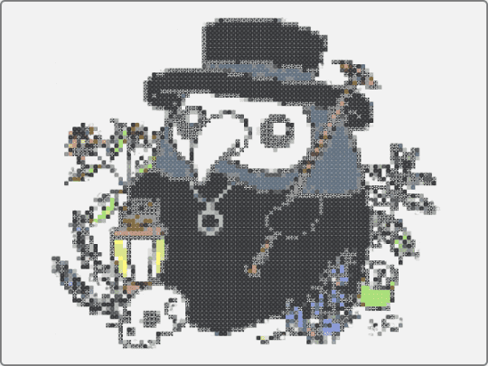 Witch Doctor - white,gray,beige