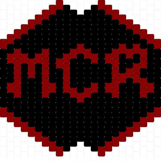 mcr mask - red,black,mcr,mask,my chemical romance,music,emo