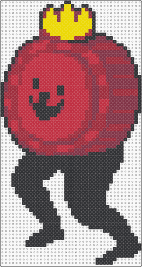 K. Round - red,deltarune,undertale,kris,susie,ralsei,k round,c round