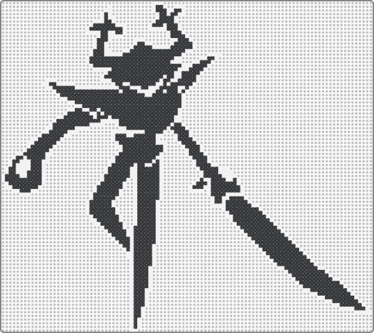 Roaring Knight w/ Sword (Deltarune) - white,black,roaring knight,deltarune,deltarune chapter 3,kris,ralsei,susie,undertale