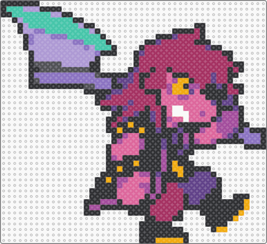 Shocked Susie (Deltarune) - black,pink,deltarune,undertale,susie,kris,ralsei,deltarune chapter 4