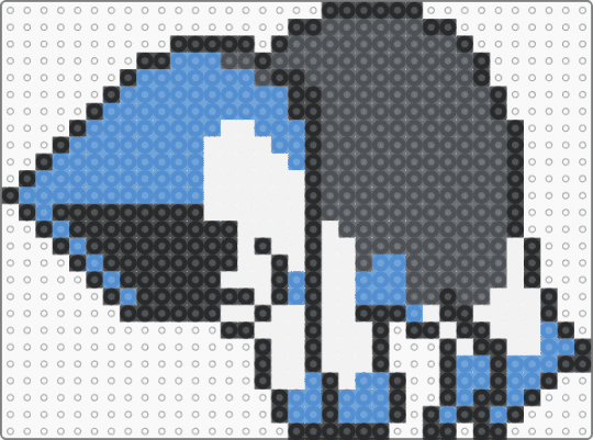 Lancer Stool Forme - light blue,gray,lancer,deltarune,undertale,kris,susie,ralsei