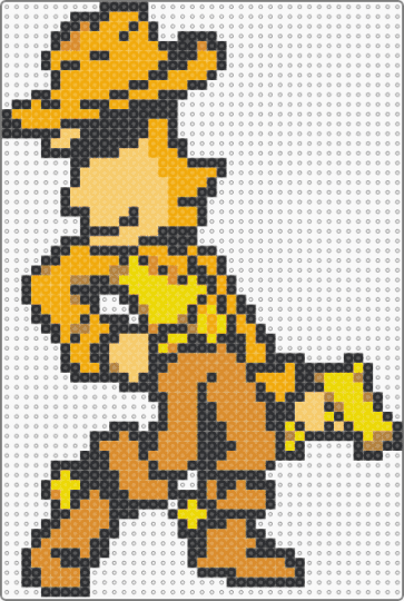 Yellow Battle Pose (Deltarune) - deltarune, deltarune chapter 5, flowery, kris, orange, ralsei, susie, yellow