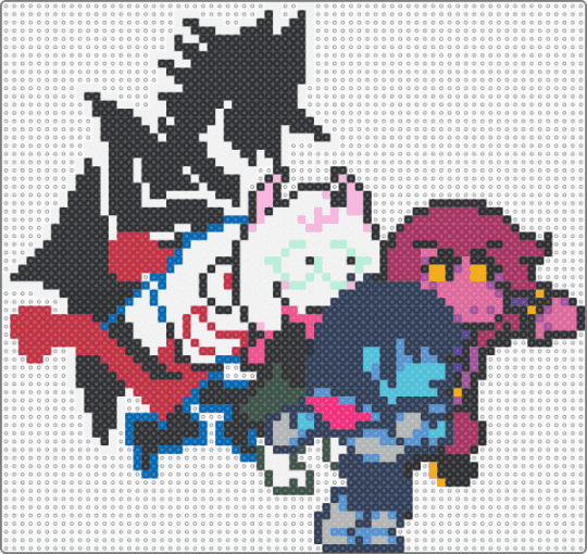 Fun Gang Stealth Mission - pink,purple,red,deltarune,tenna,kris,ralsei,susie,undertale