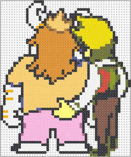 Handsy Flowery - pink,yellow,orange,deltarune,flowery,asgore,deltarune chapter five,kris,ralsei,susie