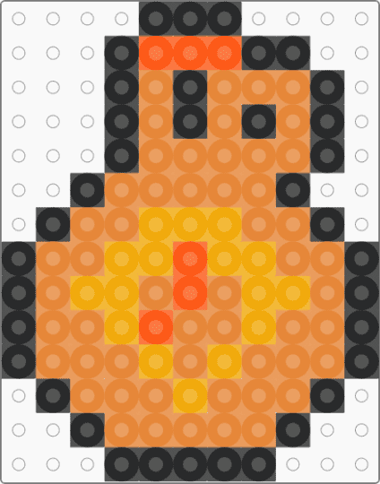 Mini maple bottle for personal project. - black, orange