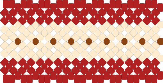 Uhhh,,, just resized it for my tiny wrists,,, - red,beige