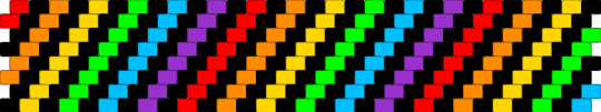just basic silly rainbow cuff thingyy - black,orange,yellow,green,rainbow,striped,cool