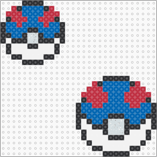 Pokemon: Great Ball - red,blue,pokemon,pokeball,great ball