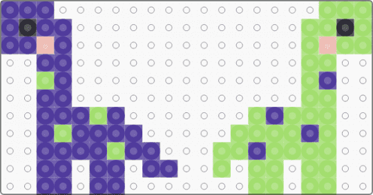 Small Brachiosaurus - purple,green,dinos,dino,brachiosaurus,dinosaurs