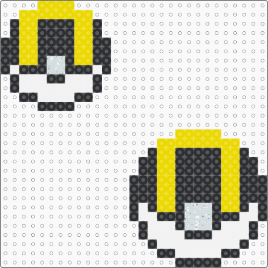 Pokemon: Ultra Ball - yellow,white,pokemon,pokeball,ultra ball