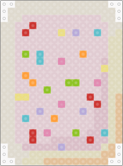 strawberry milkshake poptart - poptart,dessert,snack,food,white,beige,keychain,charm,trinket