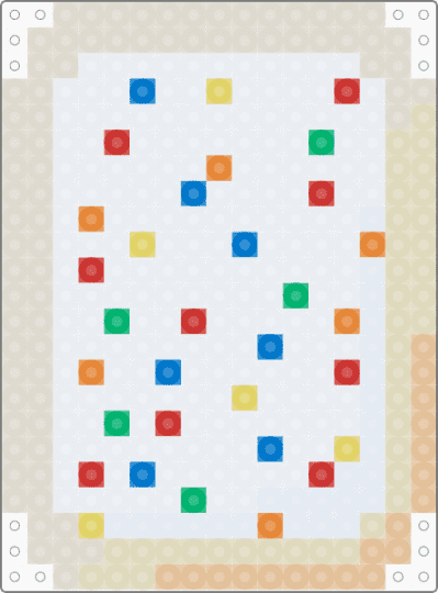 confetti cupcake poptart - poptart,cupcake,dessert,food,white,beige,charm,trinket,keychain