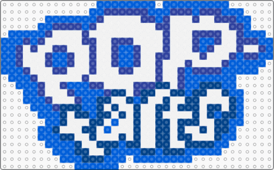 poptarts logo charm - blue,purple,charm,trinket,keychain,logo,poptarts,poptart
