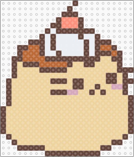 pusheen!!(*^▽^*) - brown,beige,pusheen,pudding,silly,cutecore