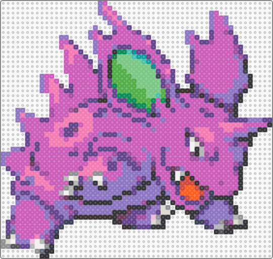 Nidorino Sprite - blue,pink,purple,pokemon,sprite,cute,nintendo,pixel,perler