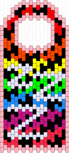 Scene Door Hanger- Multi Version. - pink,red,scene,xd,x3,y2k