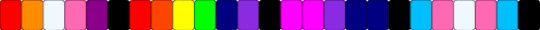 Single LGBT Bracelet - red,pink,purple