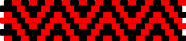 Zigzag - black,red