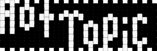 Hot Topic - white,black