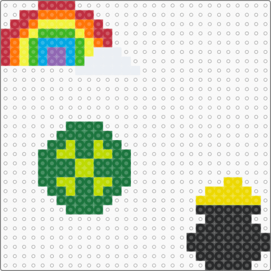 St. Patrick's Day - yellow,green,st patricks day,rainbow cloud,pot of gold,coin