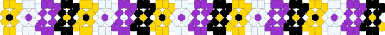✨Nonbinary✨💛🤍💜🖤 - yellow,purple