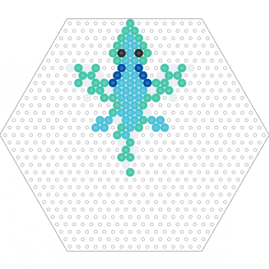SeaWing - teal,light blue