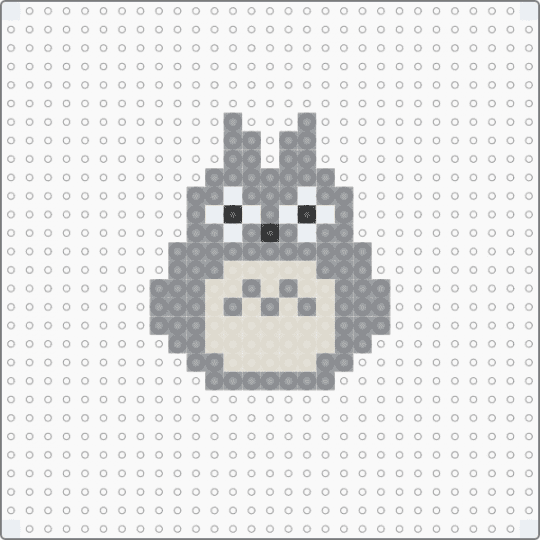 Totoro mini - gray,beige