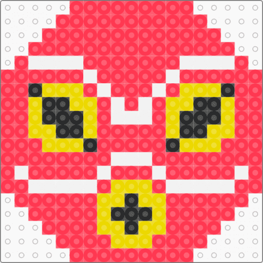 Mononoke mask 1 - red