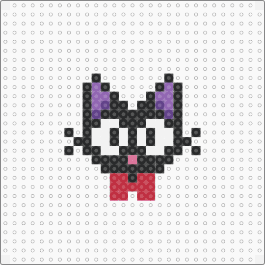 Jiji bow (small) - black,pink,red