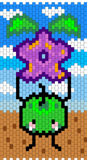 Stardew Valley Jumino Banner - Remixed - green, light blue, orange