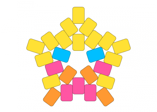 Toy Chica Star - chica, fnaf, fnaf 2, star, toy chica, yellow