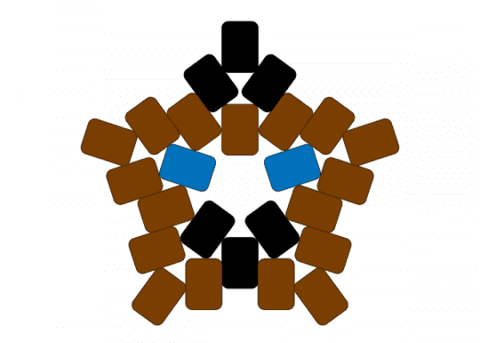 Freddy Fazbear Star - brown, character, charm, five nights at freddys, fnaf, freddy fazbear, star
