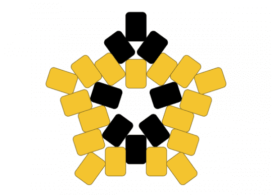 Golden Freddy Star - black, character, five nights at freddys, fnaf, gaming, golden freddy, star, video game, yellow