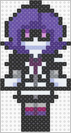Uzi Doorman ^_^ - black,purple,murder drones,drones,robot,uzi doorman,uzi