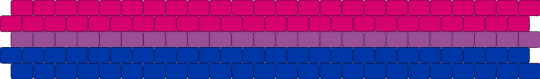 Bi pride lgbt peyote stitch cuff - pink,blue,pride,queer,bisexual,wlw,mlm