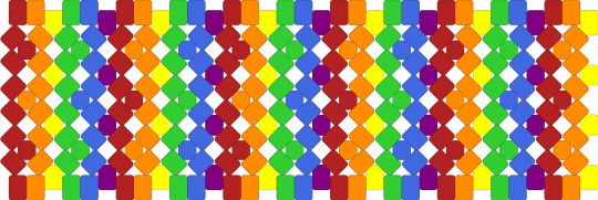 Rainbow X base rotating cuff base - red,orange,green,blue,rainbow,cuff,base