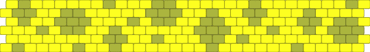 spongebob body peyote stitch cuff - yellow,green,spongebob,spongebob squarepants,best friends