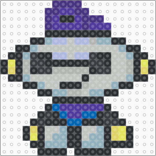 Cap'n Plush - black,light blue,purple,beige,capn,plush,plushie,deltarune,undertale,cassette player,robot,sweet capn cakes